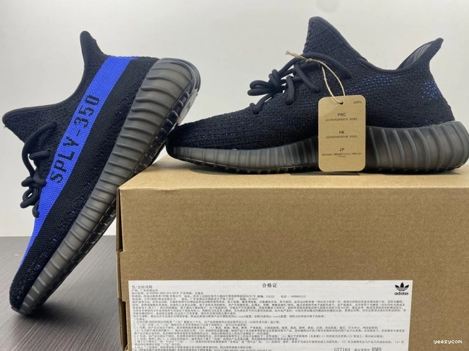 GY7164 Boost V2 Dazzling Adidas 350 Yeezy Blue 0808